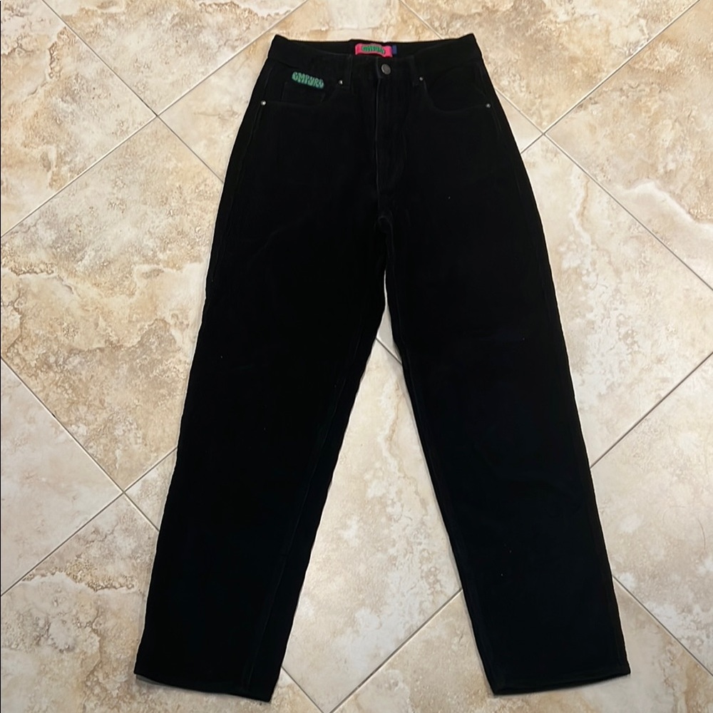 Empyre Tori 90s Black Corduroy Skate Pants